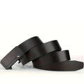 Belt Leather Men's Automatic Buckle