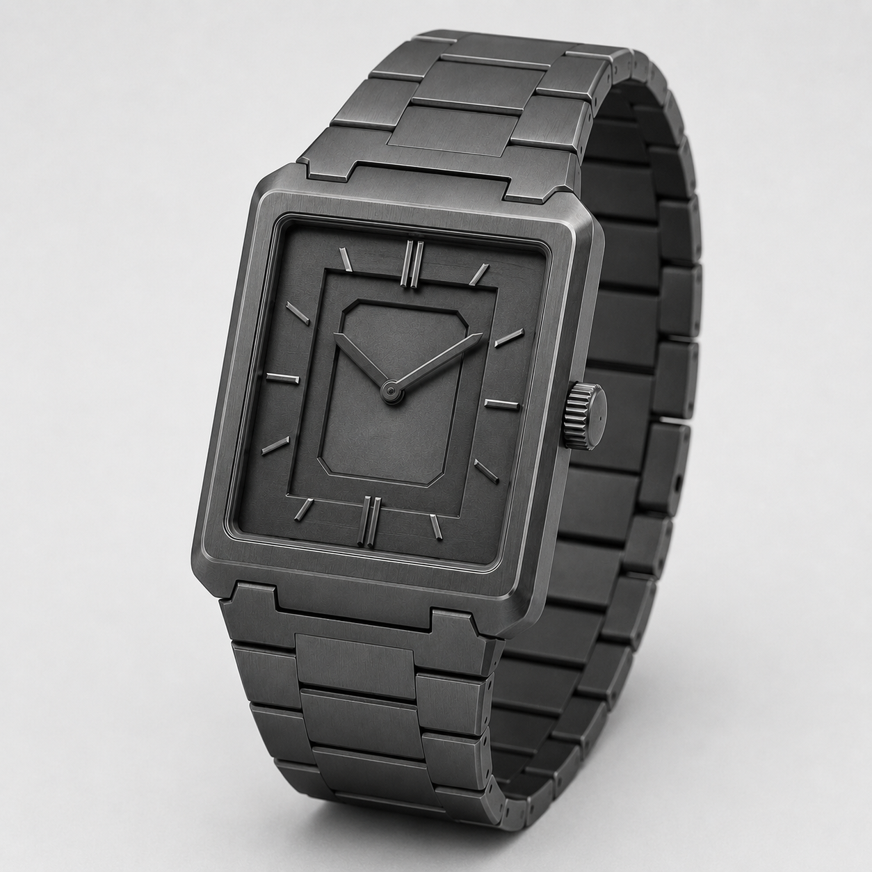 White Graphite Statement Dial Watch