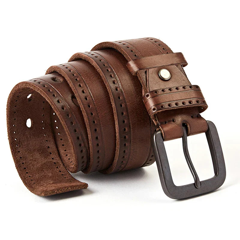 Belt Dress Men's Genuine Leather