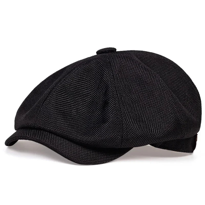 Men's English Flat Cap Vintage 8 Panels