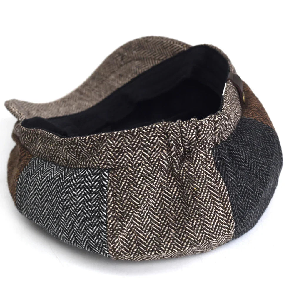 Men's Octagonal Flat Cap