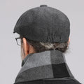 Men's Octagonal English Flat Cap Vintage