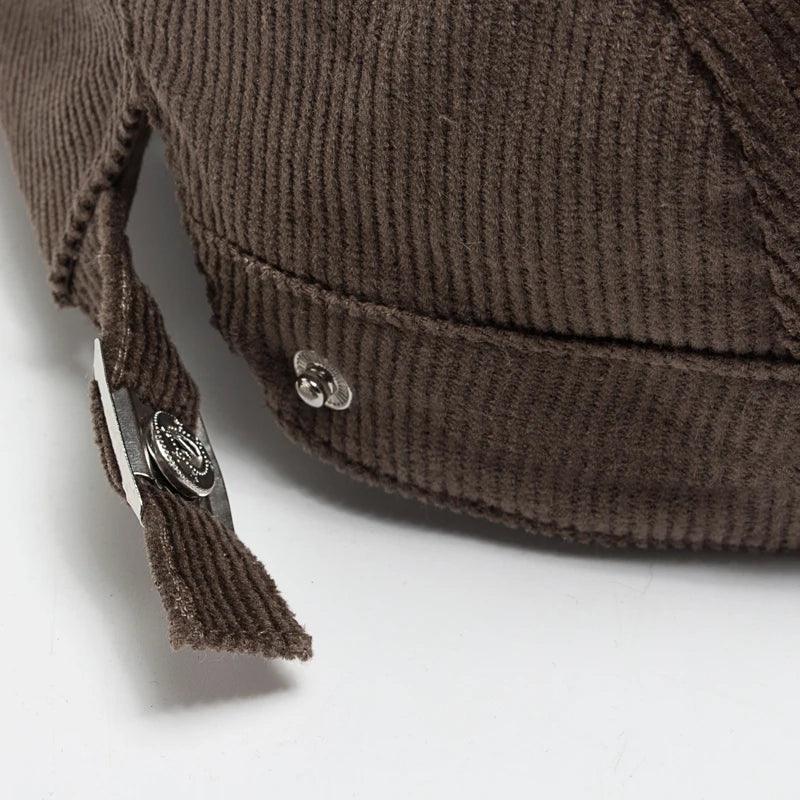 Casual Cotton Style Twill Flat Cap