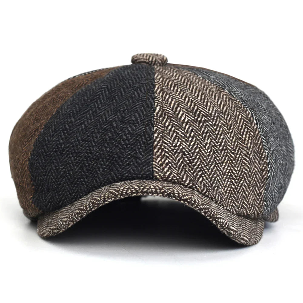 Men's Octagonal Flat Cap