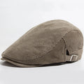 Casual Cotton Style Twill Flat Cap