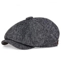 Men's English Flat Cap Vintage 8 Panels