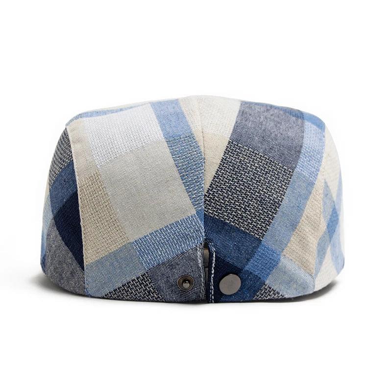 Flat Cap Cotton Vintage Checked