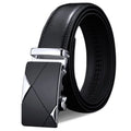 Men's Belt Leather Automatic Buckle