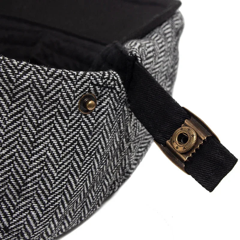 Men's Cotton Flat Cap
