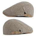 Men's Italian Flat Cap Cotton with Adjustable Buckle