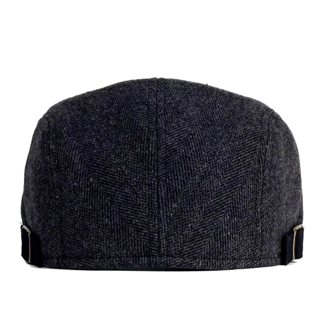 Men's Italian Flat Cap Cotton with Adjustable Buckle