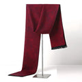 Men's Long Red Scarf