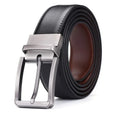 Men's Reversible Belt in Leather with Reversible Buckle