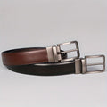 Men's Reversible Belt in Leather with Reversible Buckle