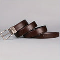 Men's Reversible Belt in Leather with Reversible Buckle
