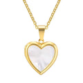 Open Heart Locket Necklace